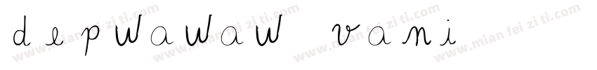 depwawaw5 vani字体转换